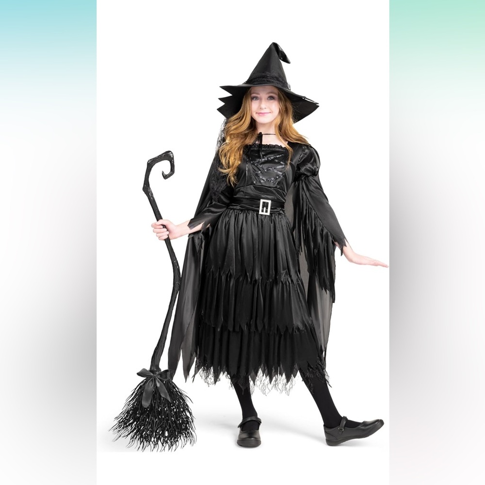 Spooktacular Creations Child Girl Black Witch costume (Small (5-7 yr)) NO BROOM